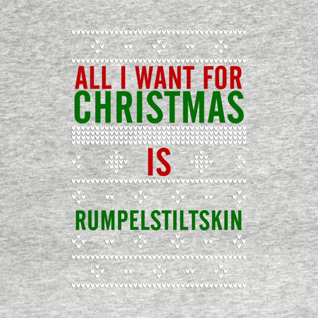 All I want for Christmas is Rumpelstiltskin by AllieConfyArt